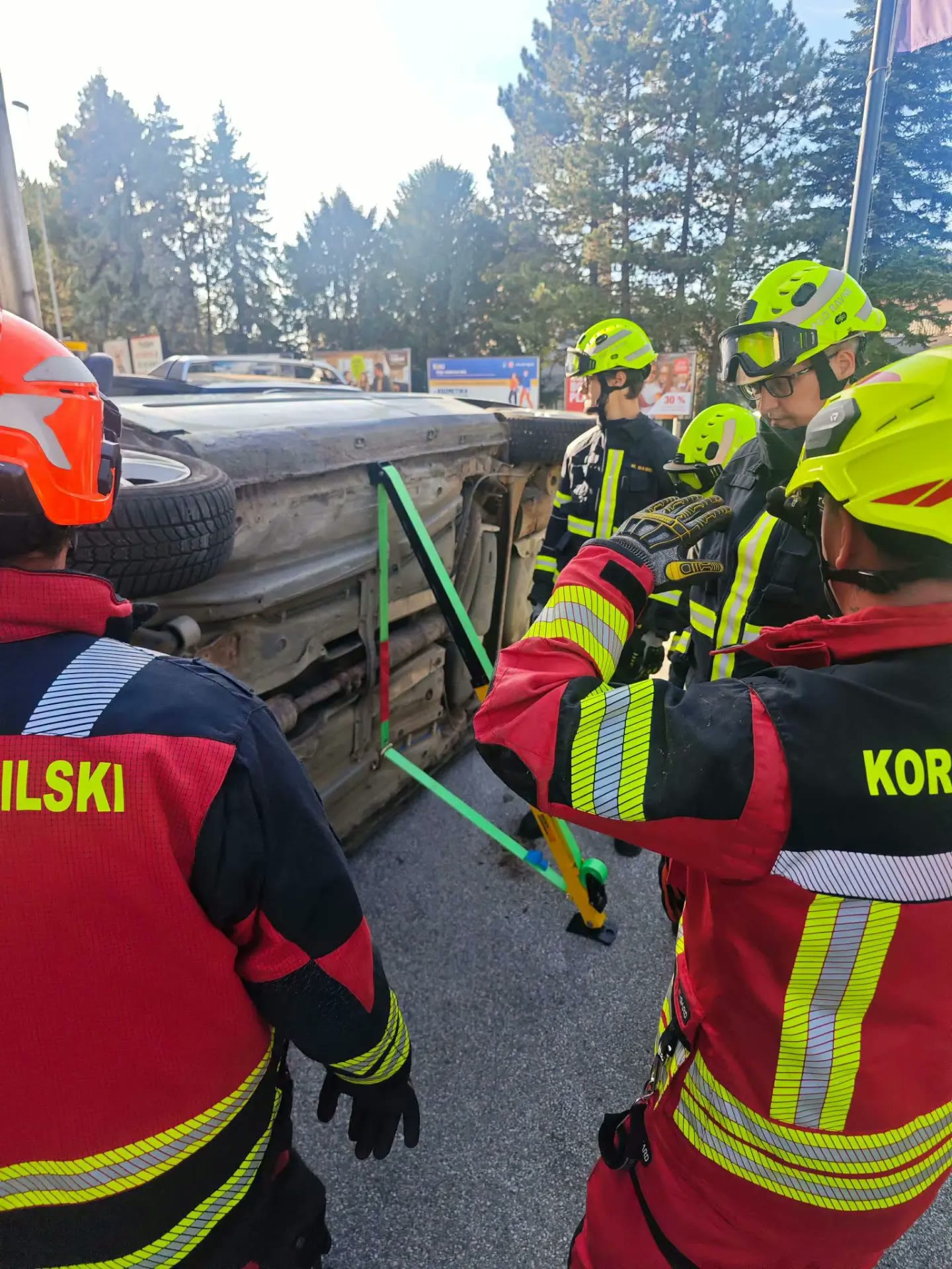 Vaja – prometna nesreča in tehnično reševanje — slika 2
